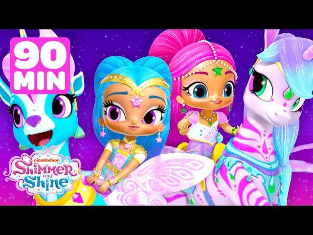 Shimmer & Shine Use Magic to Capture a Shining Star!  | 90 Minutes | Shimmer and Shine