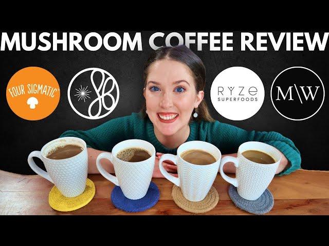 Mushroom Coffee In-Depth Review....Four Sigmatic, Ryze, Eightbillion, and MudWtr