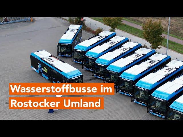 52 Wasserstoff-Busse auf den Straßen im Landkreis Rostock