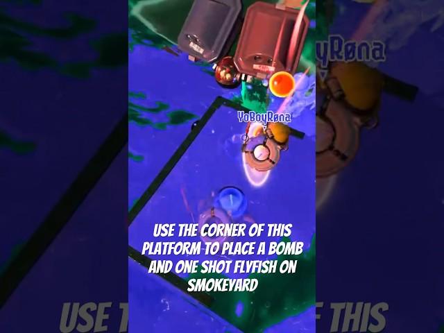 How to insta-kill Flyfish on Smokeyard #splatoon3 #salmonrun