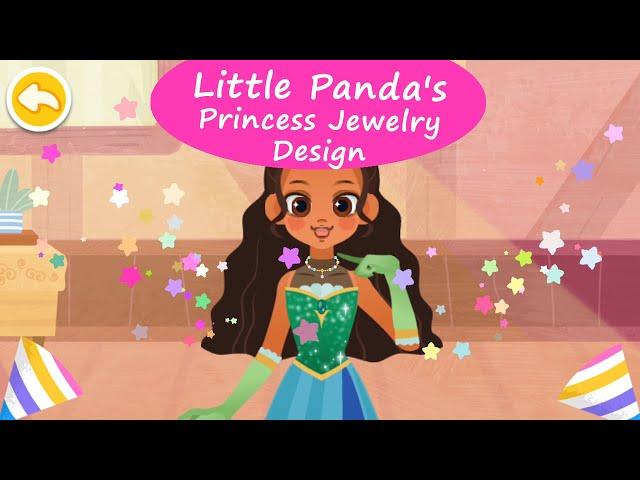 Little Panda's Princess Jewelry Design - Design crowns and jewelry for princesses | BabyBus Games