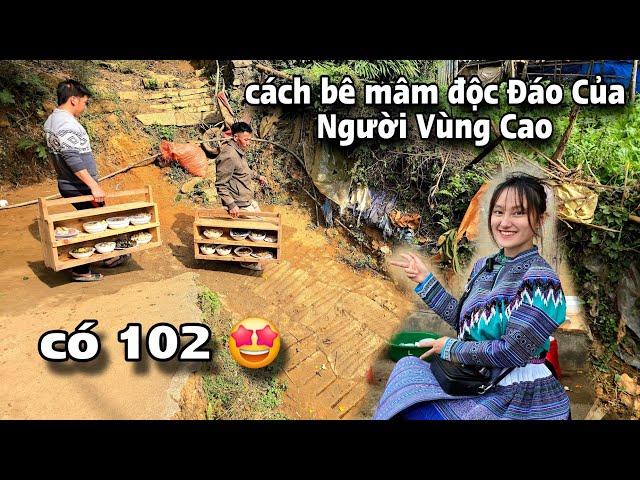 Cách Bê Mâm Độc Đáo Có 102 Ở Vùng Cao | Song Nhi TV