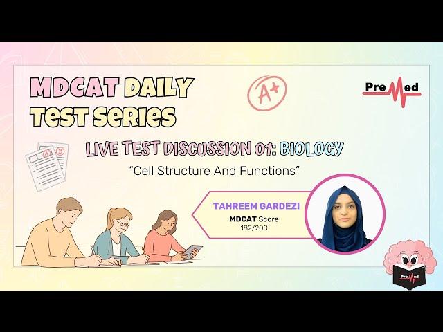 Free Daily Test 1- 11th July 2024 - Live Discussion - PreMed.PK