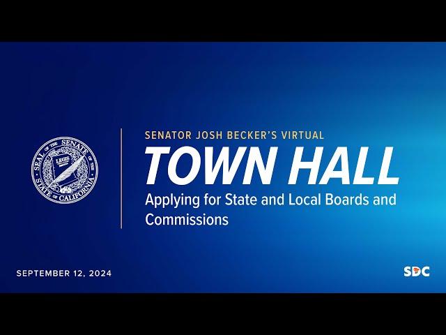 Senator Becker: Virtual Town Hall