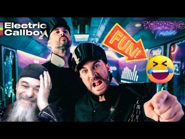 THIS IS  FUN! - Metal Dude * Musician (REACTION) - Electric Callboy - TEKKNO TRAIN (OFFICIAL VIDEO)