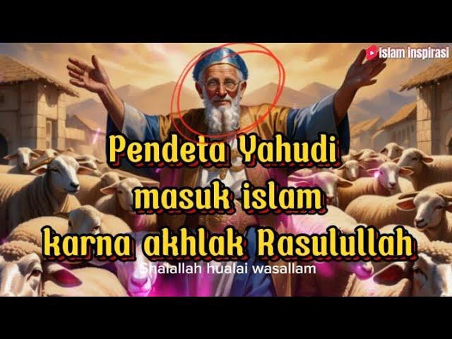 Kisah pendeta yahudi masuk islam karna akhlak Rasulullah Salallah hualai wasallam