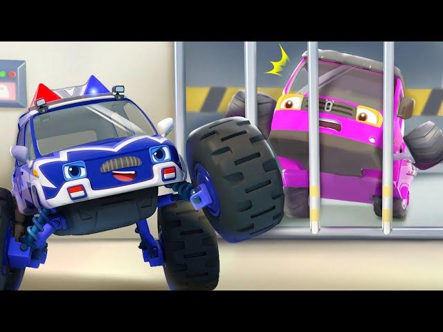 Super Police Truck Song | Monster Truck | Car Cartoon | Kids Song | BabyBus