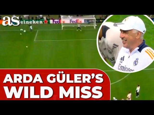 YOUNG STAR wild MISS in REAL MADRID training causes HILARIOUS REACTIONS