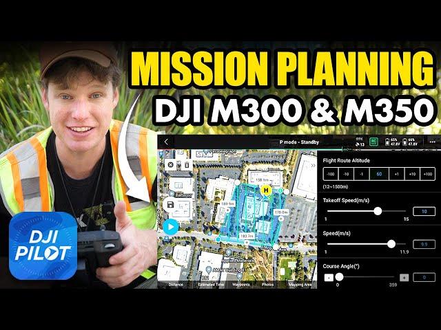 Mission Planning Drone LiDAR w/ DJI Pilot 2 (M300 & M350 | R3 Pro)