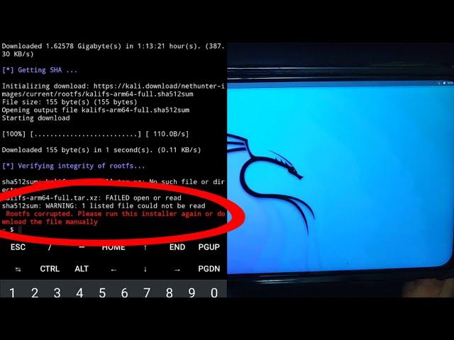 Rootfs Corrupted on Termux - Fix Kali Linux Installation Error Android