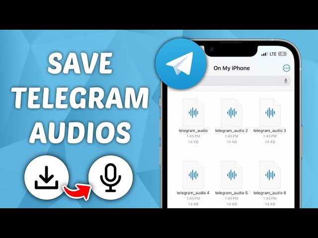 How to Save Telegram Audios on iPhone - Download Telegram Voice Message