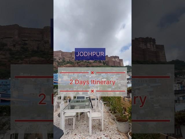 Jodhpur 2 days itinerary| jodhpur trip| #jodhpur #jodhpurvlogs #jodhpurbluecity #jodhpurtourism