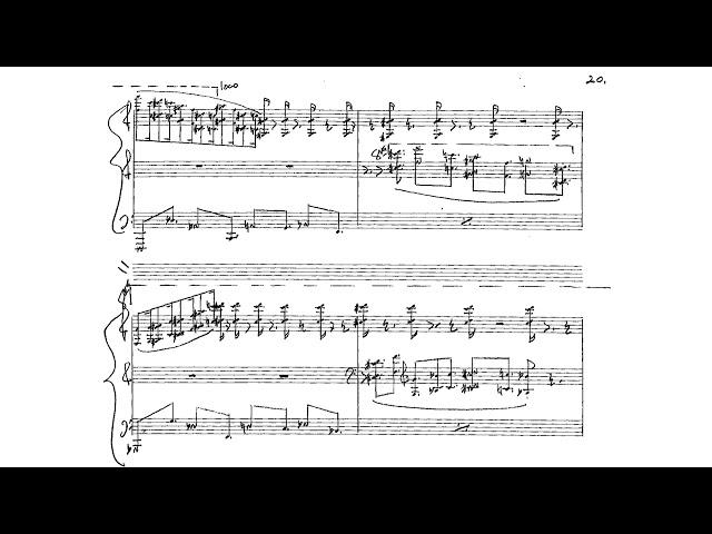 Conlon Nancarrow - Study No  3a-e (Boogie-Woogie suite) [w/score]