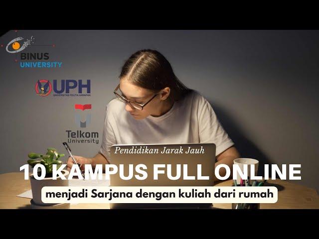 10 KAMPUS FULL ONLINE DI INDONESIA BELAJAR DARI MANA PUN KAPAN PUN TANPA KE KAMPUS BISA JADI SARJANA