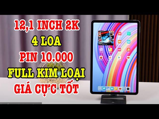 Mở hộp Xiaomi Redmi Pad Pro màn 12,1 inch 2K, 4 loa GIÁ CỰC RẺ