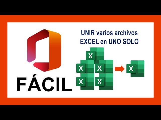  Cómo UNIR varios ARCHIVOS EXCEL en uno solo [Fácil y rápido]