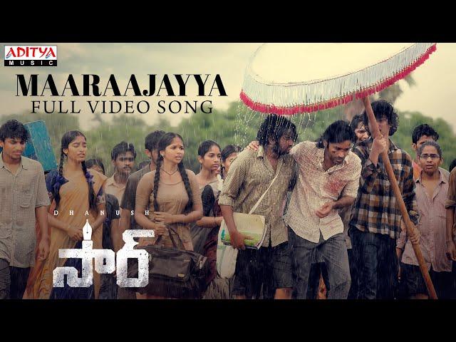 Maaraajayya Full Video Song | SIR | Dhanush, Samyuktha | Venky Atluri | GV Prakash Kumar