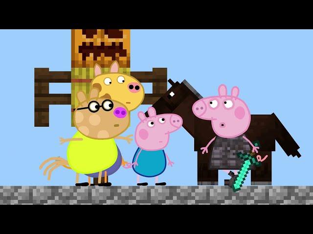 Peppa VS Minecraft Parte 4 Wither Storm destroy Minecraft