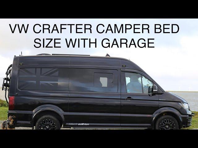 Vw crafter camper bed size mwb , man/tge camper van ,vw crafter camper ; selfbuild camper