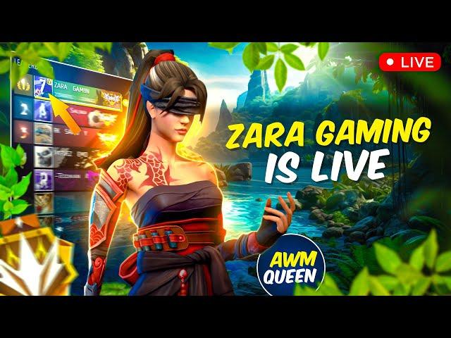 ZARA gaming Free Fire Live!  Road to Grandmaster | Solo, Squad & Custom Matches!  #freefire