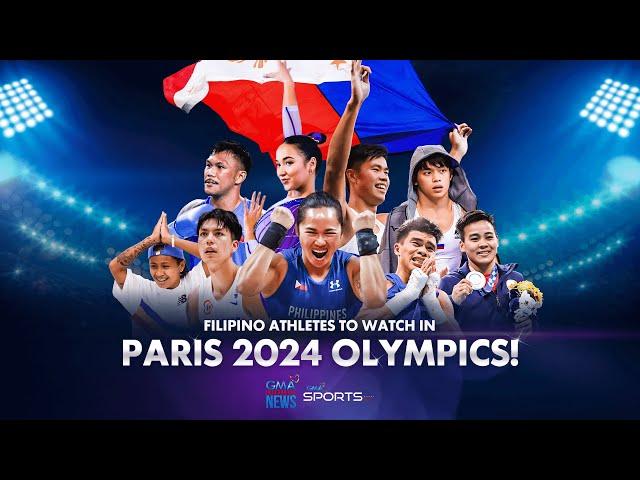 Filipino athletes to watch in Paris 2024 Olympics! | GMA AI Sports Series