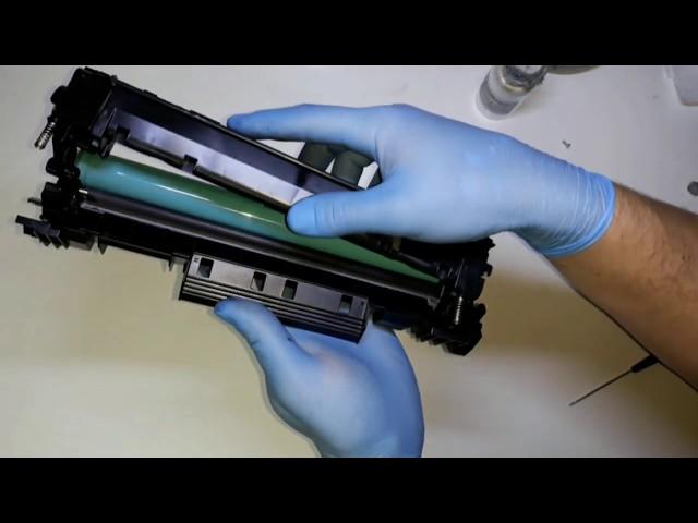 HOW TO REFILL HP 44A, CF244A TONER REFILL, RECARGA, ЗАПРАВКА