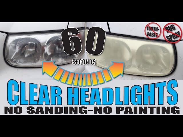 Quickest Way to Polish Headlight Lenses