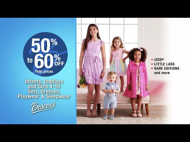 Boscov's Easter Toddlers outfits 15 second ad