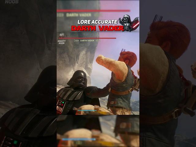 Lore Accurate Darth Vader in SW Jedi Survivor