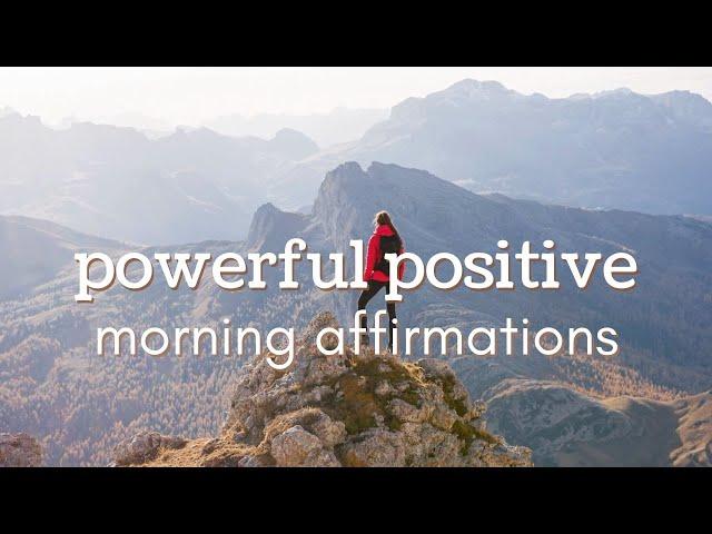 Powerful Morning Affirmations for a Positive Day️