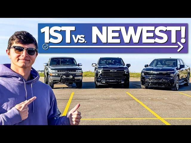 Driving the Oldest & Newest Chevy Silverado To Find Out If It's Actually Better!