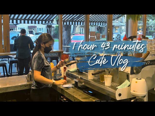 [Barista Vlog] Working in a Cafe (No BGM, No Subtitles) | Coffee Shop / Cafe Ambience