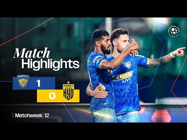 Match Highlights | Chennaiyin FC 1-0 Hyderabad FC | MW 12 | ISL 2024-25