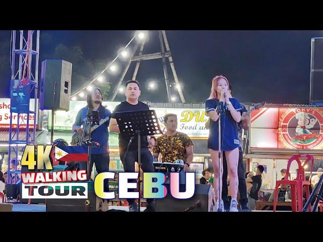 4K WALKING TOUR ‍CEBU  PHILIPPINES Market Mart Show Performance | 필리핀 세부 공연도 보고 야시장 마트 워킹투어 함께해요