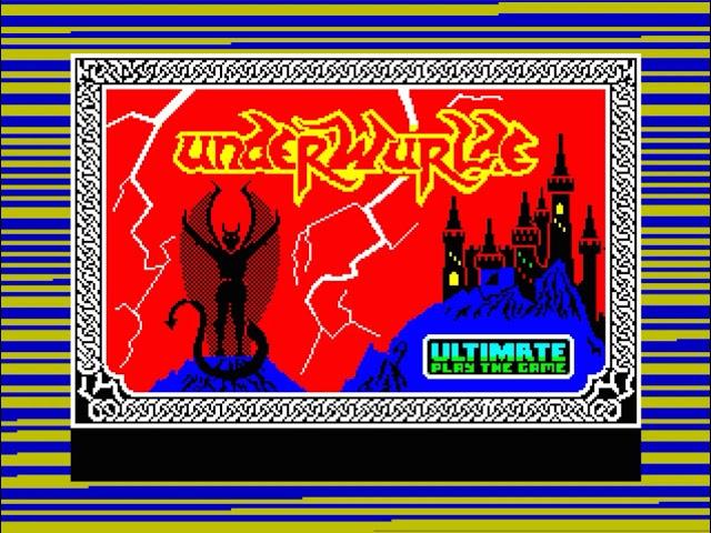 Underwurlde Loading Screen - ZX Spectrum