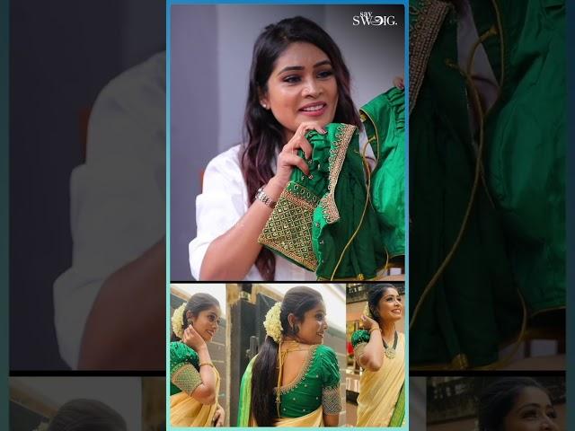 "சத்தியமா இந்த Saree வெறும் ₹120 தான்!" - Actress Sivanya | Saree Collection