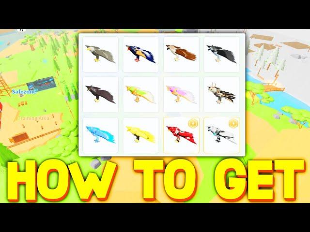 HOW TO GET ALL EAGLE EGG LOCATIONS in ANIMAL SIMULATOR! ROBLOX