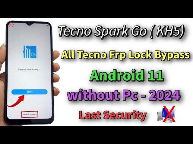  Tecno Spark Go 2022 ( KE5 ) Frp Lock Bypass 2024/ All Tecno Frp Unlock Android 11 Without Pc ️