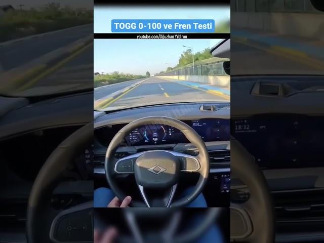 TOGG 0-100 VE FREN TESTİ (TOGG TOP SPEED)