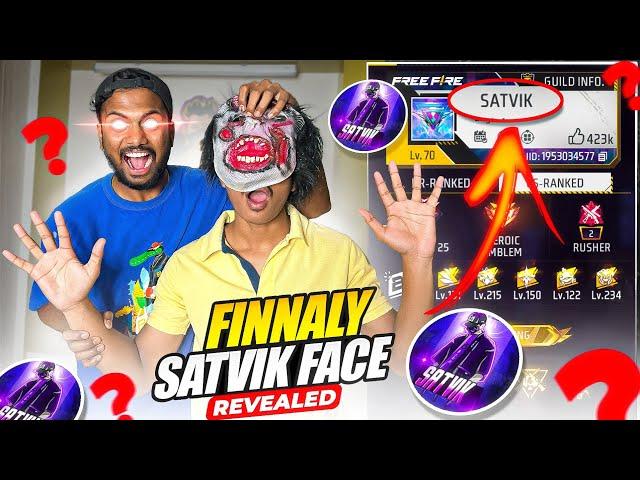 Satvik Face Reveal  - Garena Free Fire Max