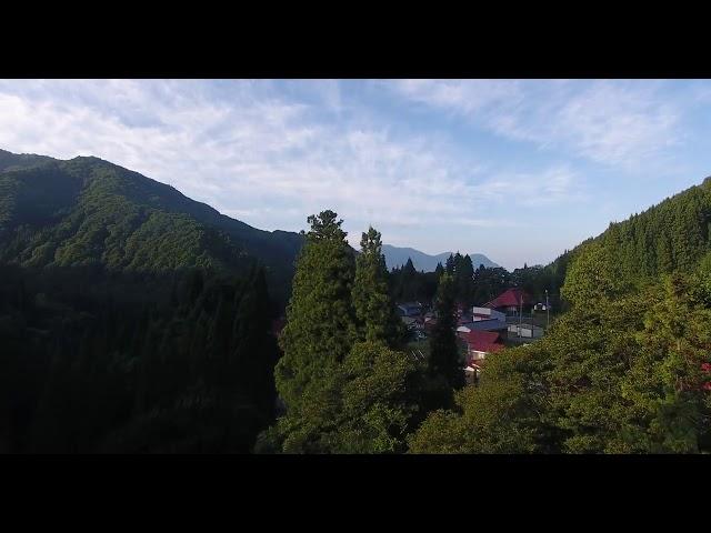 馬曲温泉空撮