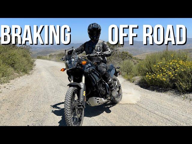 ADV Off Road Braking| ALWAYS Use Front and Rear Brake