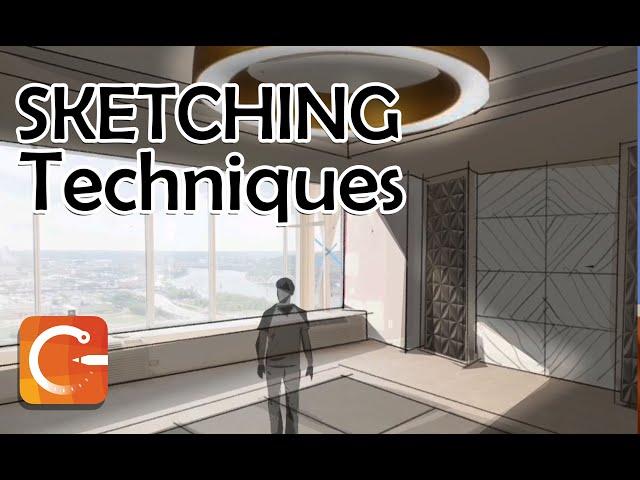 Sketching Techniques Dropping Shadows using Concepts app.