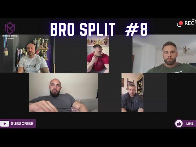 SAMO NATURAL BODYBUILDING BRO SPLIT 8 | Strmečki, Stojanović, Banjanac, Gospočić, Barić | MBP #89