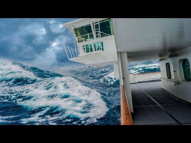 CRUISE SHIP CAUGHT IN MONSTER STORM! Shocking Onboard Footage