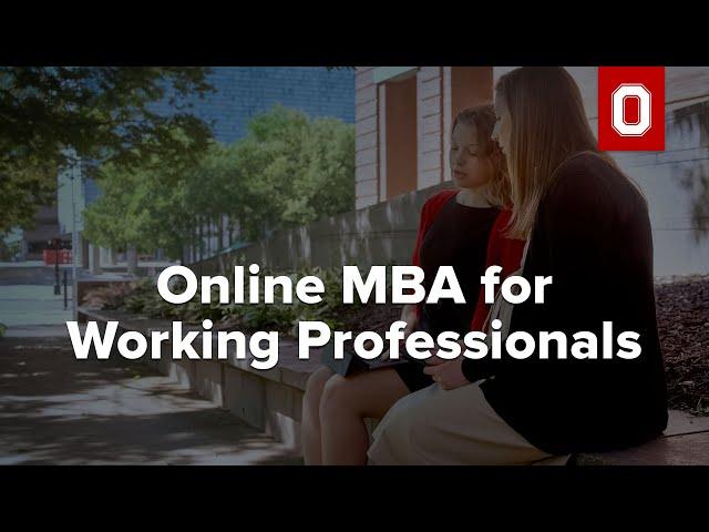 Online MBA for Working Professionals