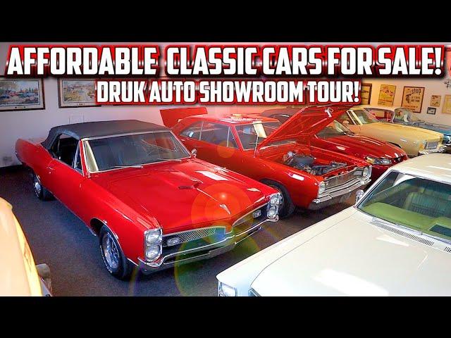 AFFORDABLE CLASSIC CARS FOR SALE!!! MUSCLE CARS!! Lot Walk! Druk Auto Sales - Muscle Cars. American.