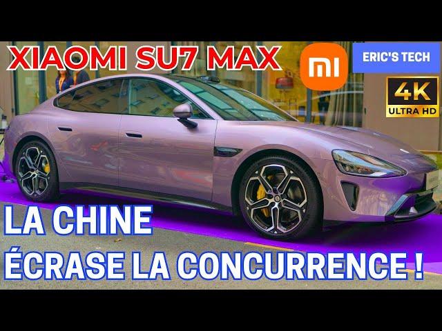 Xiaomi SU7 MAX - Une "Tesla Model S" moins cher qu'un Model 3 !  - 4K