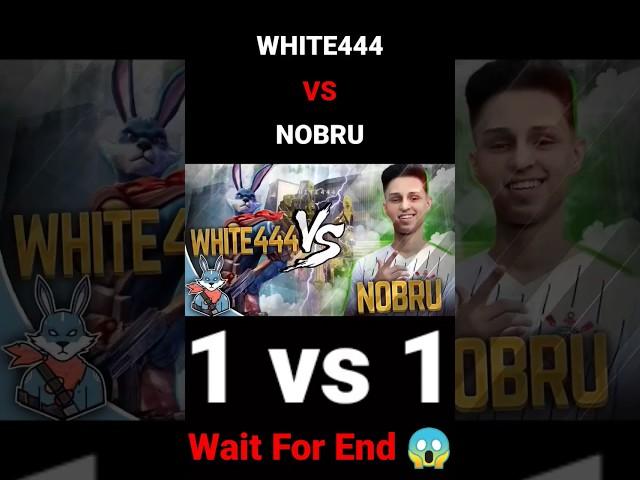 WHITE444 VS NOBRU ||  1 VS 1 #white444 VS #nobru #shorts || @WHITE444YT VS @NobruTV