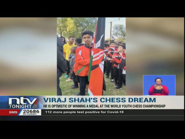 15-year-old chess star, Viraj Shah, optimistic of winning a medal for Kenya